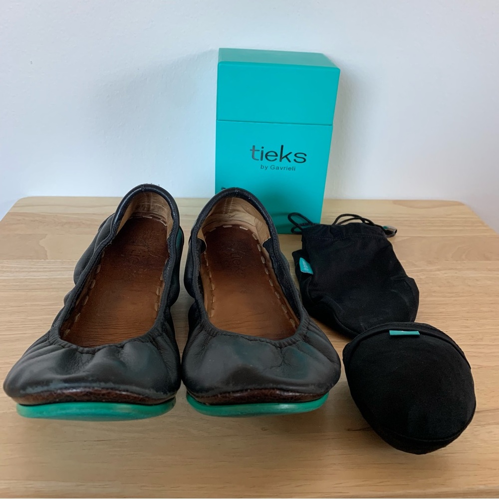 Black Tieks Size 8